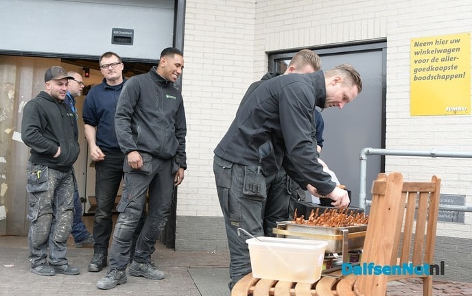 Dag 5 van de verbouwing Jumbo Kamphuis - Foto: Johan Bokma