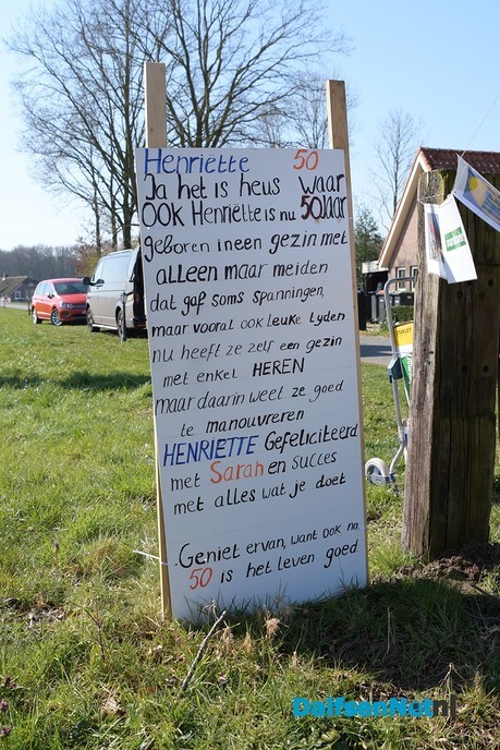 Het is eerlijk waar Henriëtte wordt vandaag 50 jaar - Foto: Johan Bokma