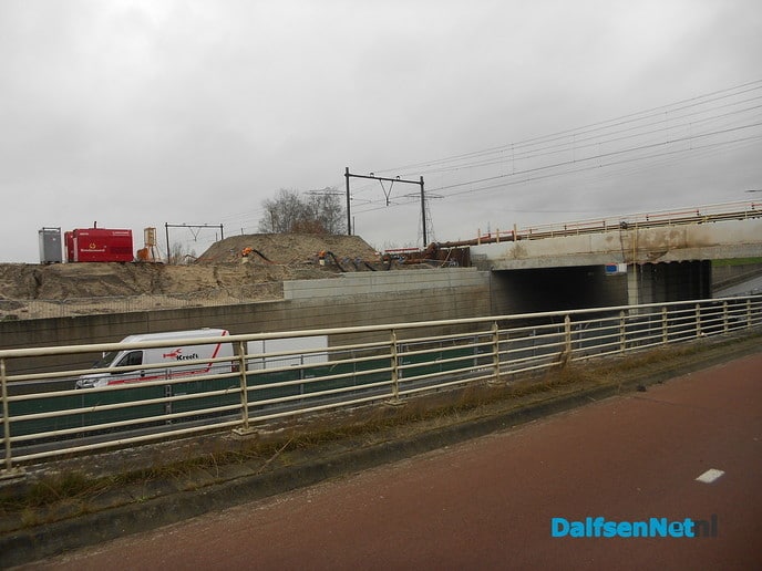 Er wordt volop gewerkt aan spoorverdubbeling Zwolle-Herfte
