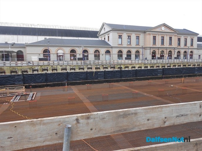 Ondergrondse fietsenstalling op het Stationsplein