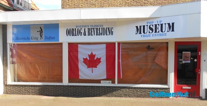 Pop-up museum ‘Dalfsen tijdens oorlog en bevrijding’