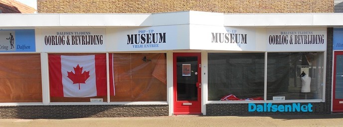 Pop-up museum ‘Dalfsen tijdens oorlog en bevrijding’