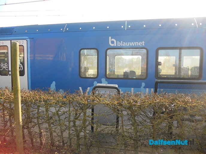 Ook op het trein perron was het stil