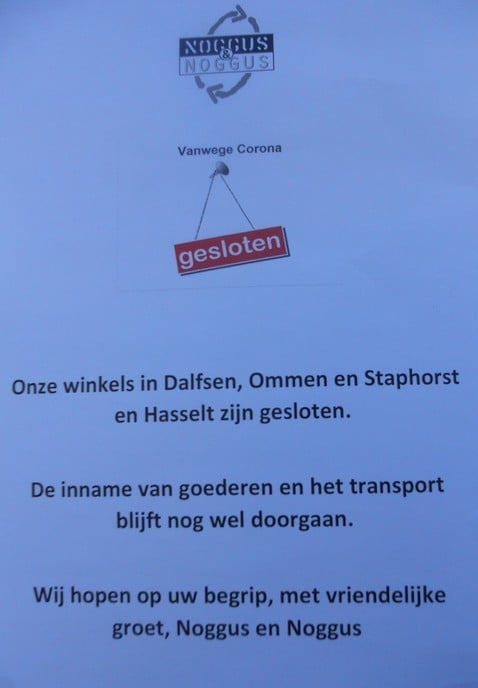 Spullen brengen kan nog wel
