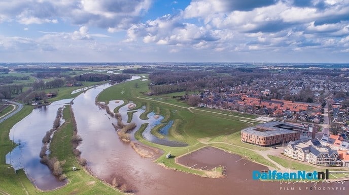 Hoogwater in Dalfsen mooie dronebeelden - Foto: Ingezonden foto