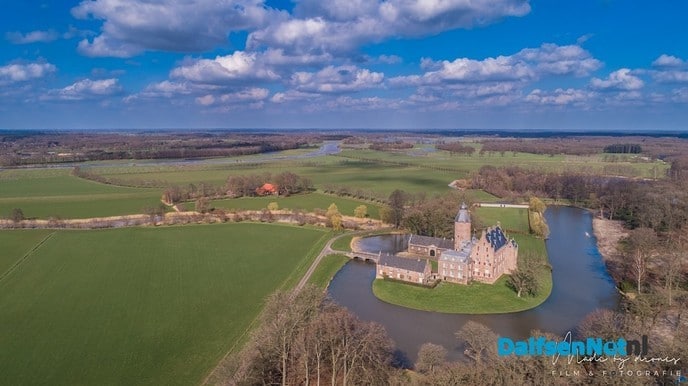 Hoogwater in Dalfsen mooie dronebeelden - Foto: Ingezonden foto