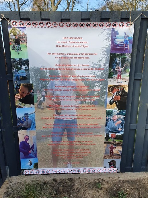Tijmen Kodden 25 jaar geworden - Foto: Eigen geleverde foto