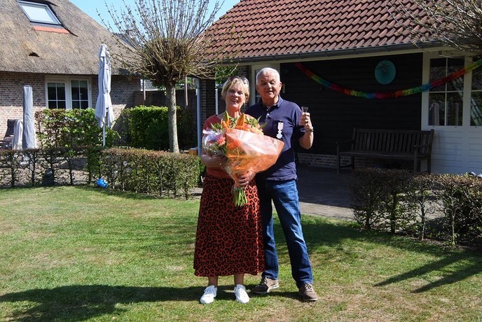 Koninklijke Onderscheiding van Herman Baarslag - Foto: Ingezonden foto