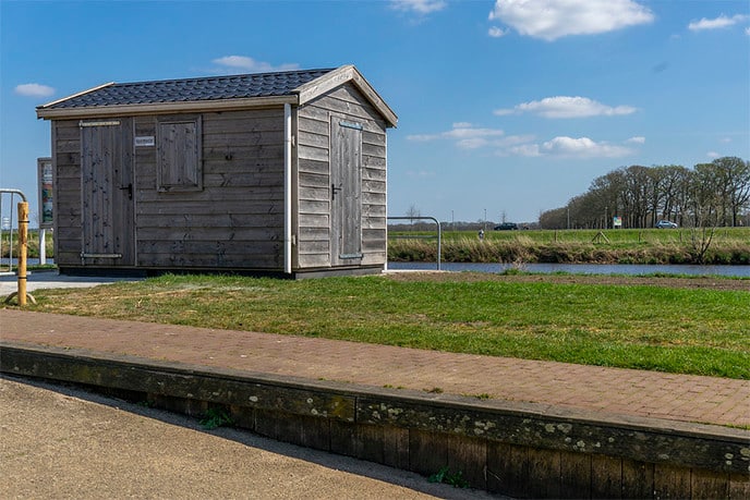 Het havenhuisje is er weer - Foto: Paul Scholten