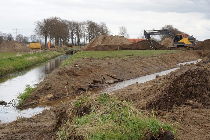 Werkzaamheden aan “nieuwe” Hessenweg - Foto: Paul Scholten