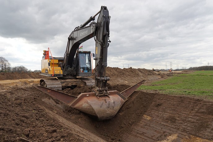 Werkzaamheden aan “nieuwe” Hessenweg - Foto: Paul Scholten