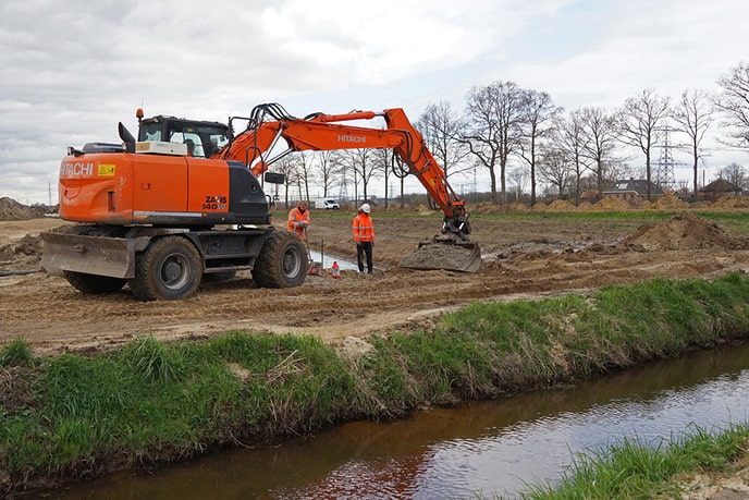 Werkzaamheden aan “nieuwe” Hessenweg - Foto: Paul Scholten