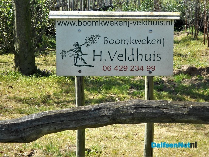 De boomkweker heeft de boel prachtig in bloei