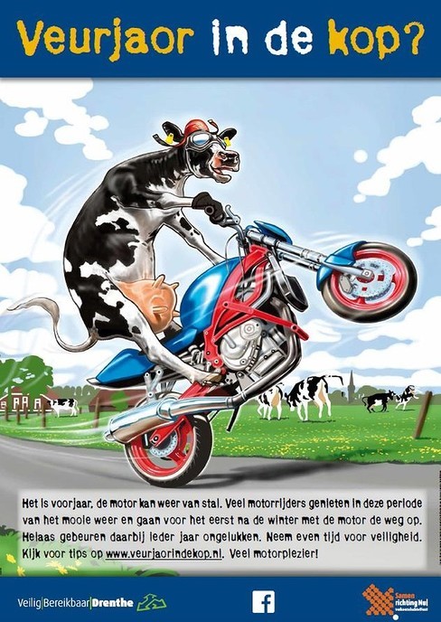 Motor van stal? Beter maar niet! - Foto: Politie Dalfsen