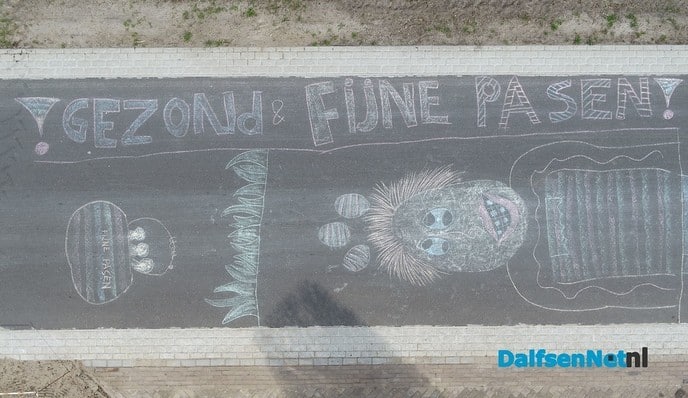 Fijne Pasen! Vanuit de lucht - Foto: Ingezonden foto