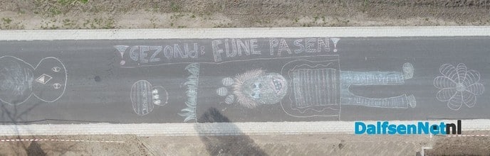 Fijne Pasen! Vanuit de lucht - Foto: Ingezonden foto