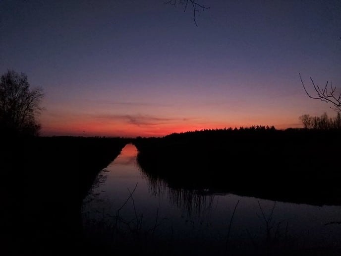 Prachtige zonsondergang vanavond - Foto: Ingezonden foto