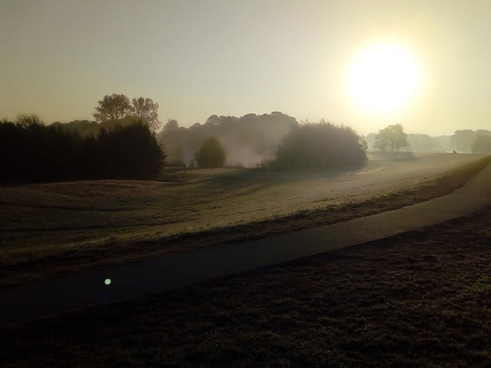 Ochtendgloren in de Bellingeweer - Foto: Ingezonden foto