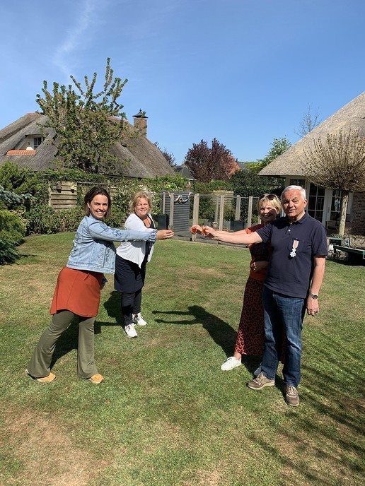 Koninklijke Onderscheiding van Herman Baarslag - Foto: Ingezonden foto
