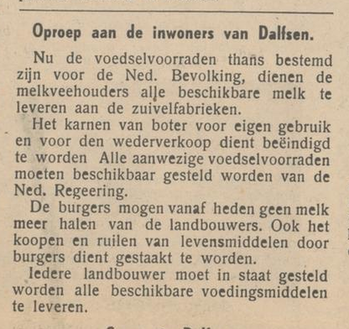 Nog wat krantenberichten van april 1945