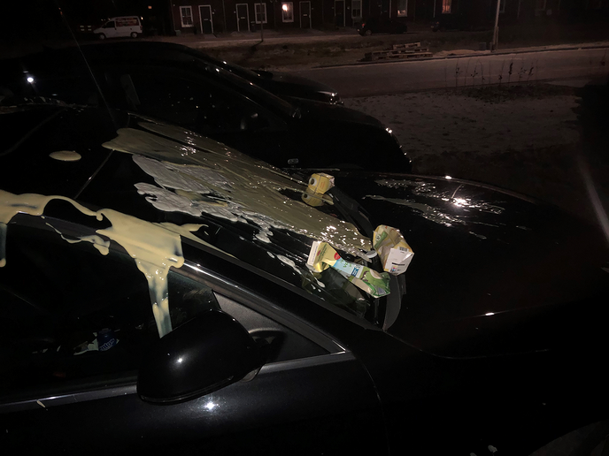 Asociaal gedrag gisteravond in Oosterdalfsen