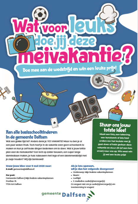 Wat doe jij deze meivakantie? - Foto: Gemeente Dalfsen