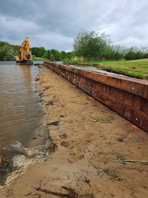 Voltooiing aanlegplaats Vechtzomp nadert - Foto: Ingezonden foto