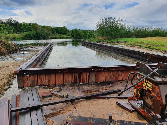 Voltooiing aanlegplaats Vechtzomp nadert - Foto: Ingezonden foto