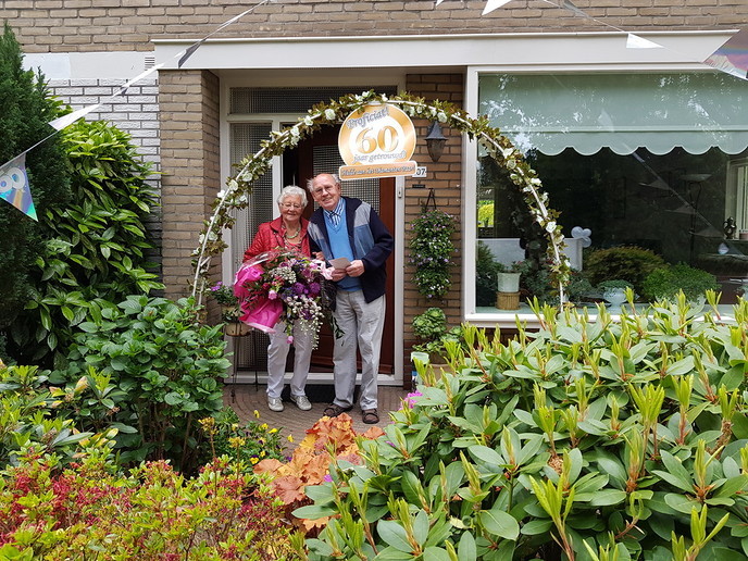 Gerrit en Riek Nijkamp 60 jaar! - Foto: Ingezonden foto