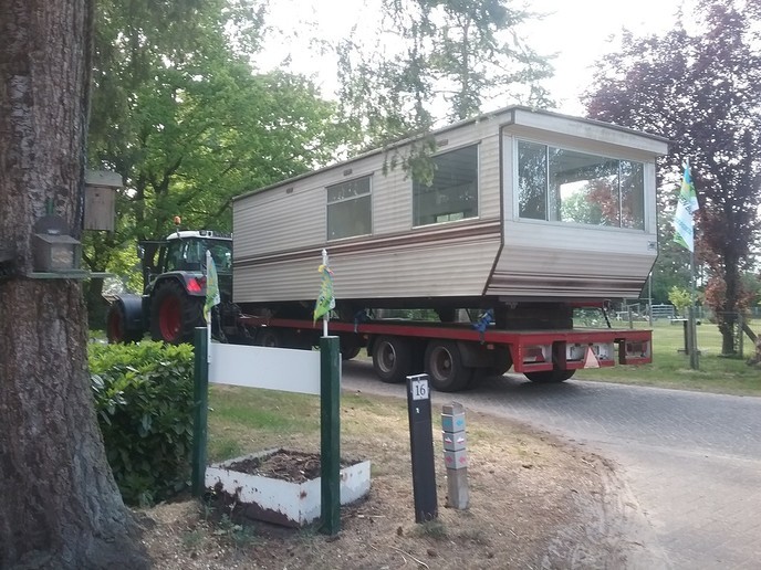 Camping de Stuwe is flink aan het opfrissen - Foto: Ingezonden foto