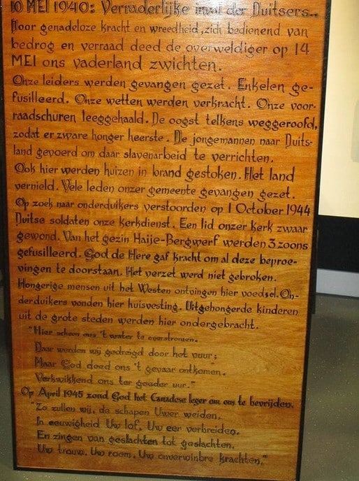Op April 1945 zond God het Canadese leger - Foto: Ingezonden foto