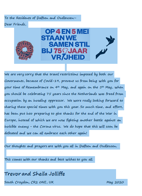 Speciaal voor de inwoners van Oudleusen en Dalfsen (weer een update)