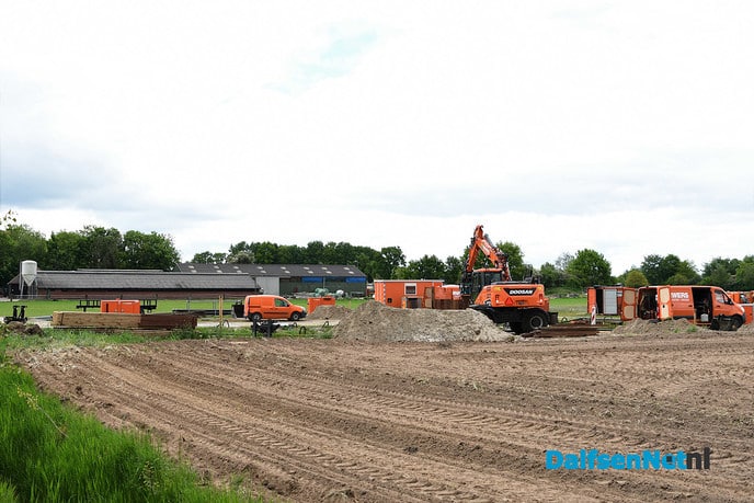 Marswetering, het werk gaat onverminderd door - Foto: Johan Bokma