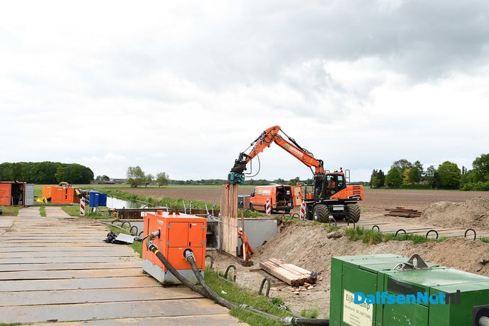 Marswetering, het werk gaat onverminderd door - Foto: Johan Bokma