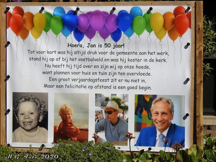 Jan Uitslag is jarig.
