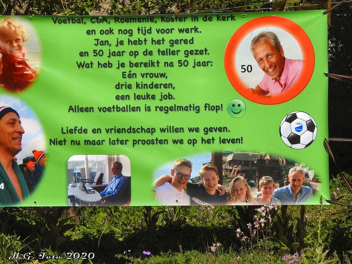 Jan Uitslag is jarig.