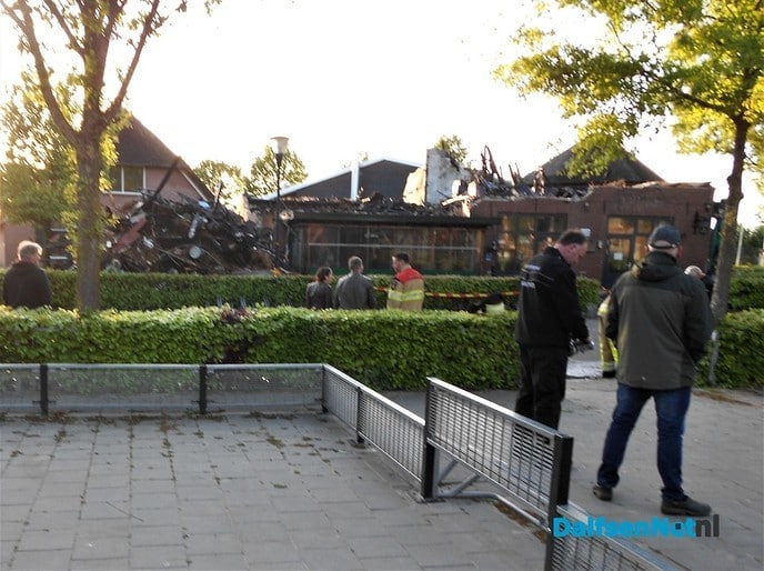 Cafe d’Olde Wettering afgebrand