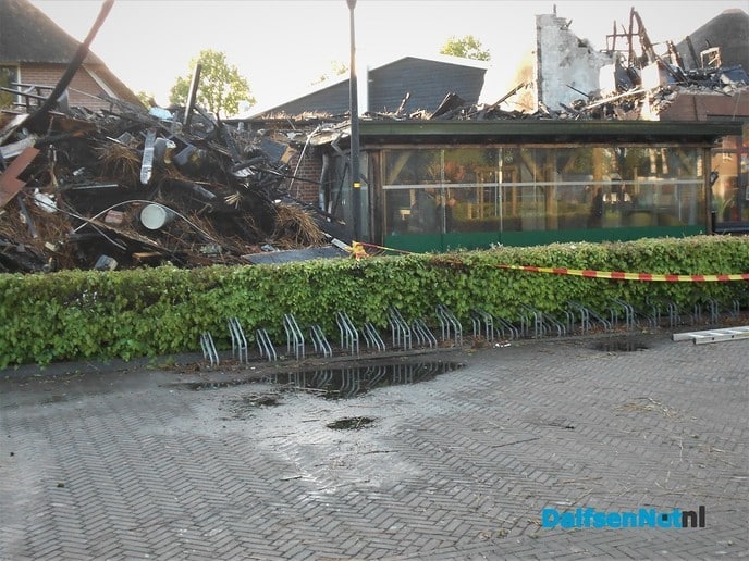 Cafe d’Olde Wettering afgebrand