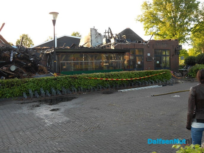 Cafe d’Olde Wettering afgebrand