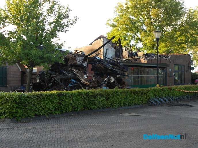 Cafe d’Olde Wettering afgebrand