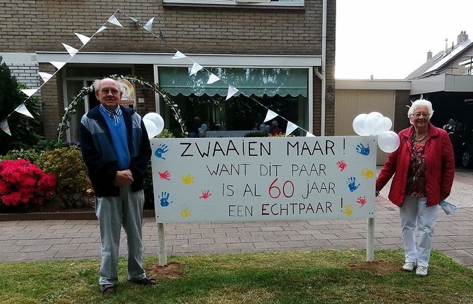 Gerrit en Riek Nijkamp 60 jaar! - Foto: Ingezonden foto