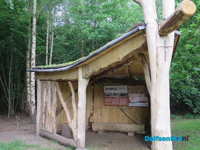 De schuilhut Hoonhorst inclusief tekstinformatie - Foto: Wim