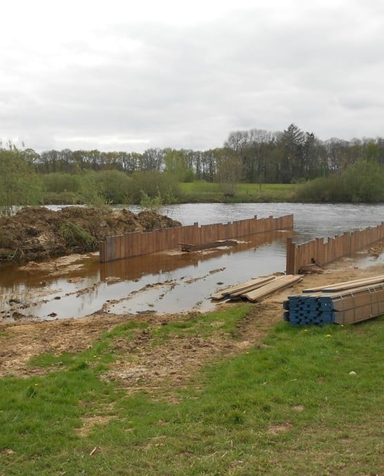Voltooiing aanlegplaats Vechtzomp nadert - Foto: Ingezonden foto