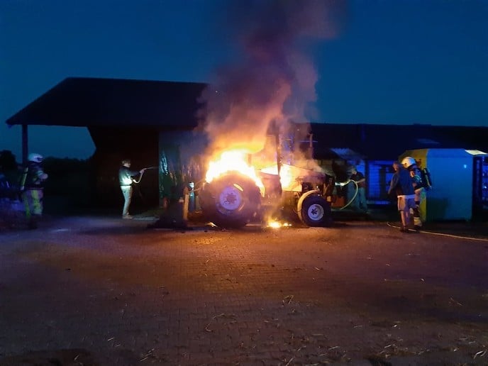Update met foto’s Brand bij Rika - Foto: Niels Jansen