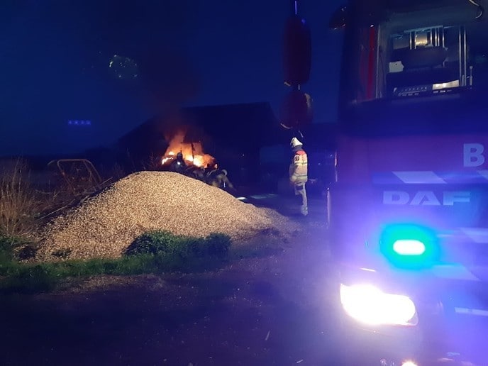 Update met foto’s Brand bij Rika - Foto: Niels Jansen
