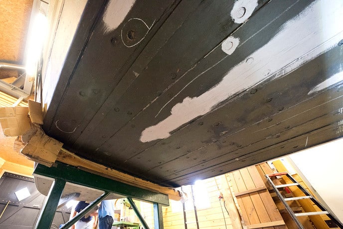 Reparatie en onderhoud aan de Vechtzomp van Dalfsen - Foto: Geert Bistervels