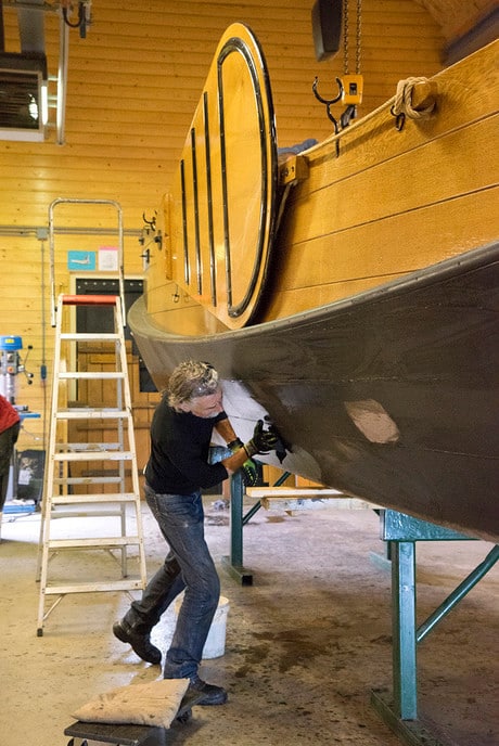 Reparatie en onderhoud aan de Vechtzomp van Dalfsen - Foto: Geert Bistervels