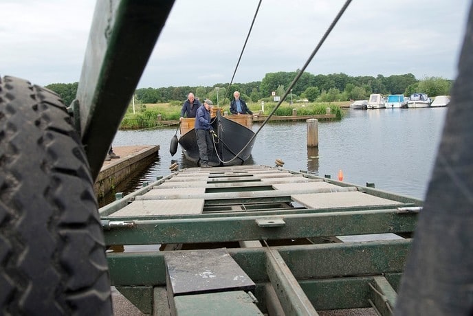 De Dalfser zomp even uit de Vecht en uit de vaart - Foto: Geert Bistervels