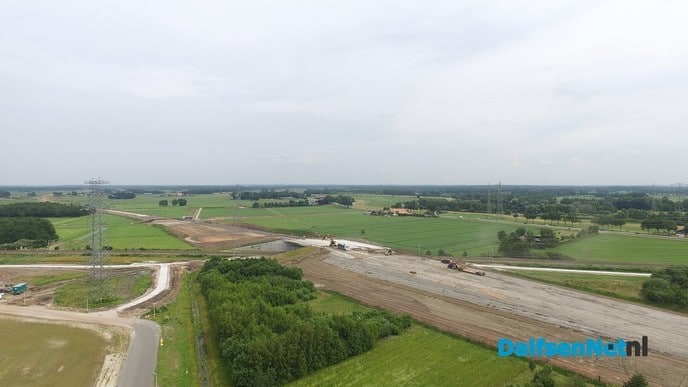 Drone foto’s Project Vechtdalverbinding - Foto: Johan Bokma