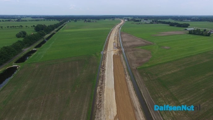 Drone foto’s Project Vechtdalverbinding - Foto: Johan Bokma